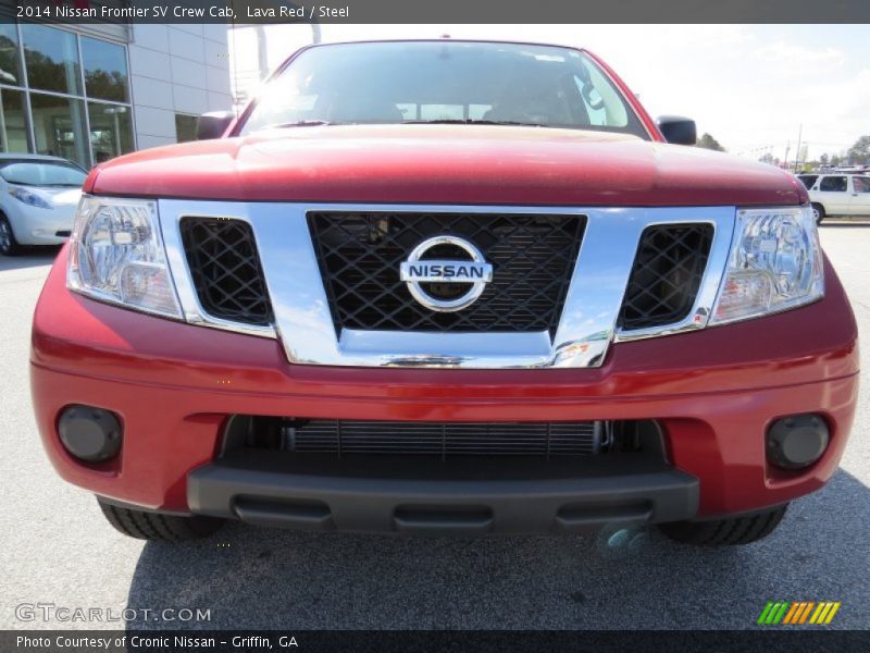 Lava Red / Steel 2014 Nissan Frontier SV Crew Cab