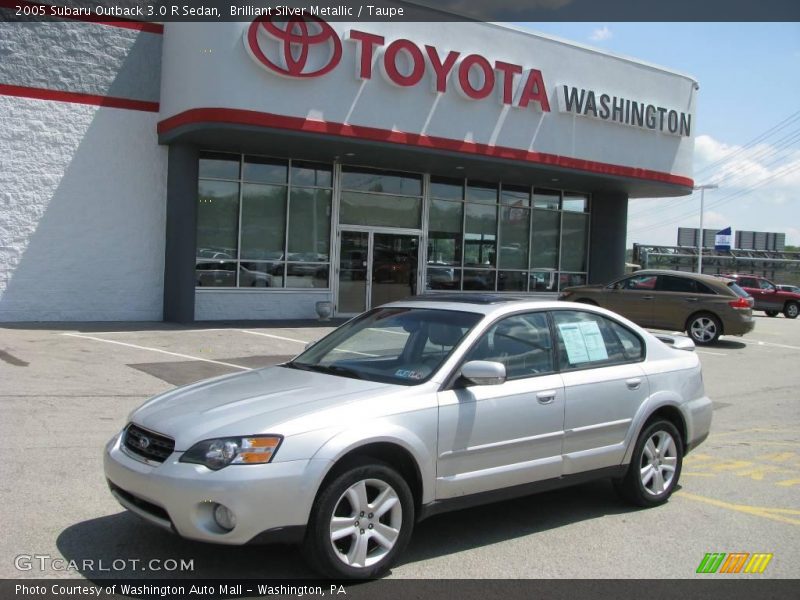 Brilliant Silver Metallic / Taupe 2005 Subaru Outback 3.0 R Sedan