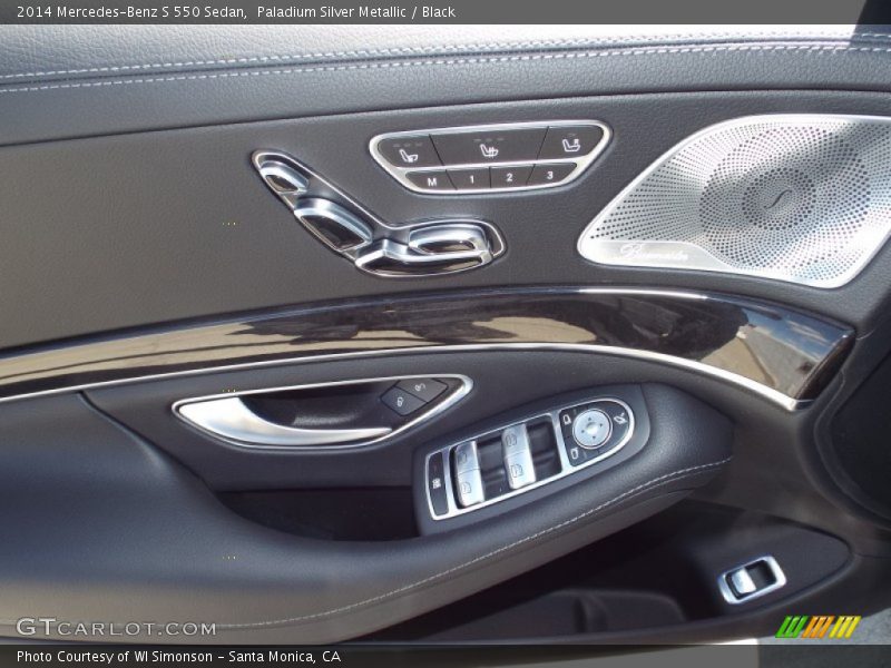 Paladium Silver Metallic / Black 2014 Mercedes-Benz S 550 Sedan