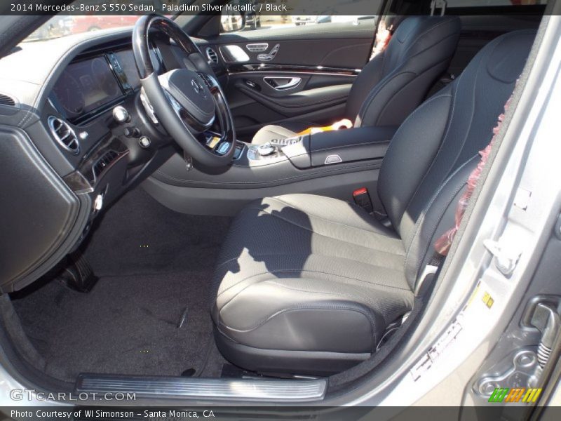 Paladium Silver Metallic / Black 2014 Mercedes-Benz S 550 Sedan