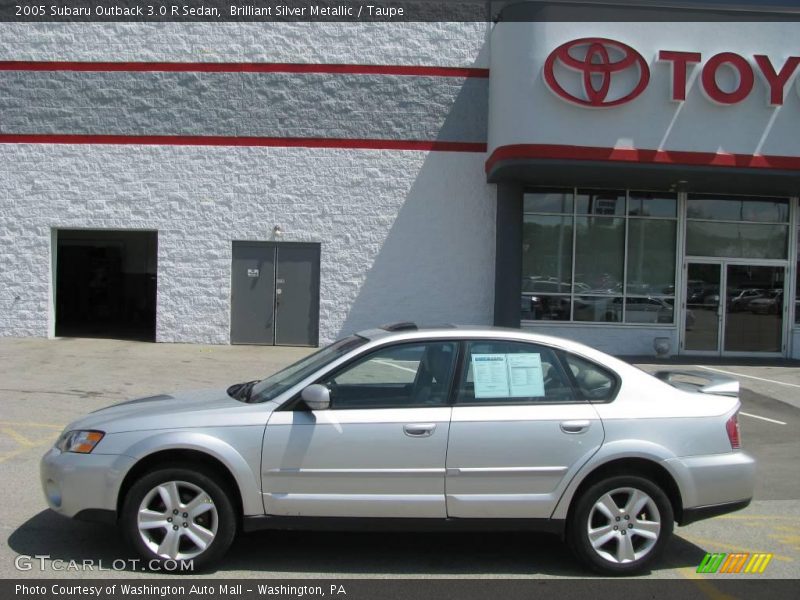 Brilliant Silver Metallic / Taupe 2005 Subaru Outback 3.0 R Sedan