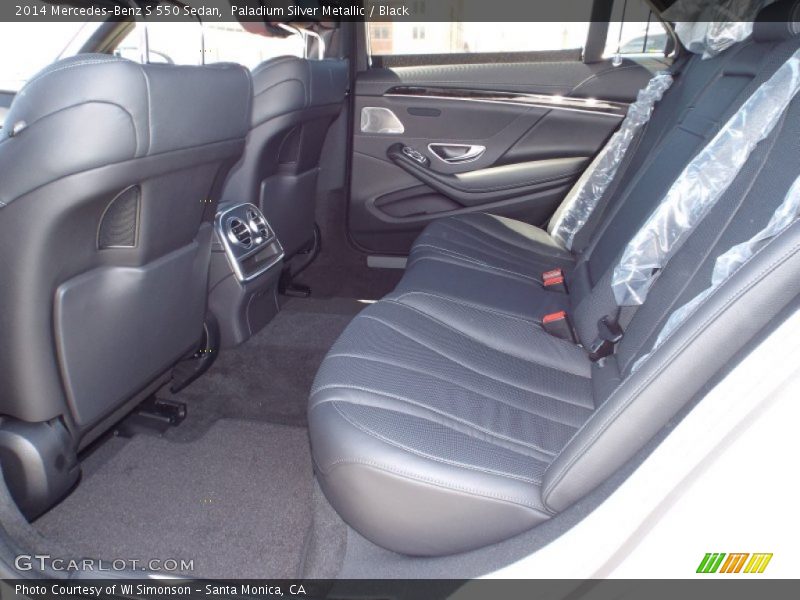 Paladium Silver Metallic / Black 2014 Mercedes-Benz S 550 Sedan