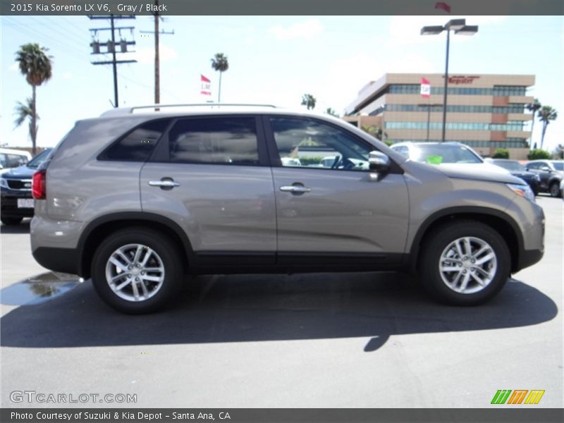 Gray / Black 2015 Kia Sorento LX V6