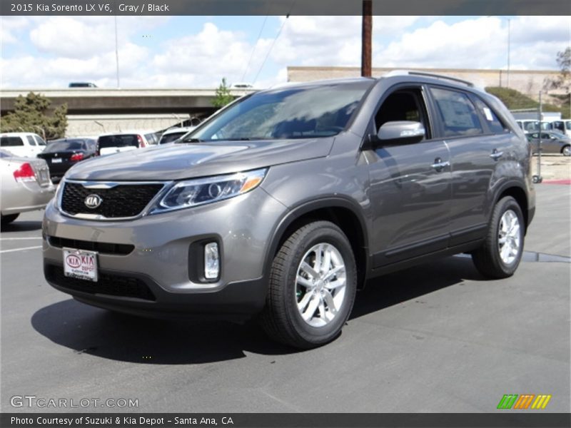 Gray / Black 2015 Kia Sorento LX V6