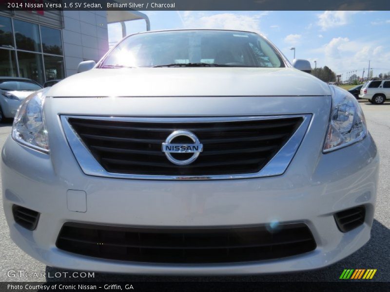 Brilliant Silver / Charcoal 2014 Nissan Versa 1.6 SV Sedan