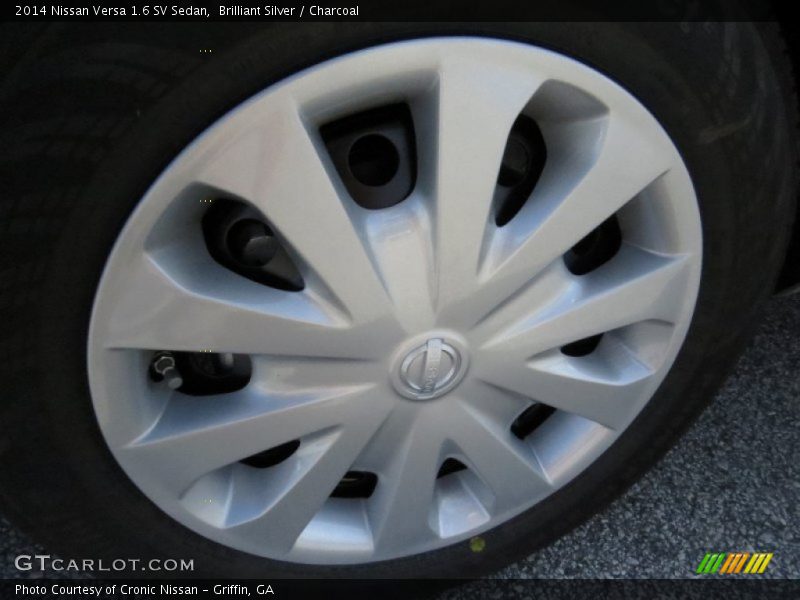 Brilliant Silver / Charcoal 2014 Nissan Versa 1.6 SV Sedan