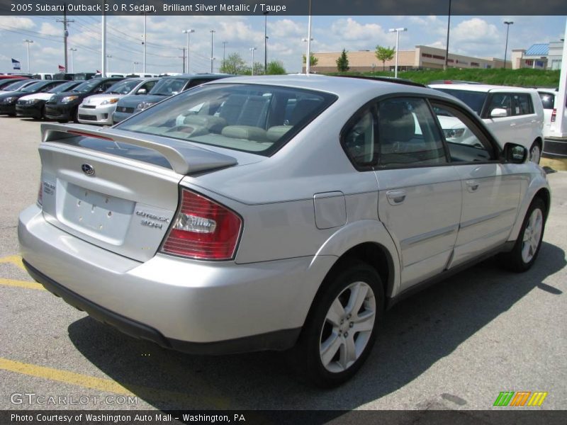 Brilliant Silver Metallic / Taupe 2005 Subaru Outback 3.0 R Sedan