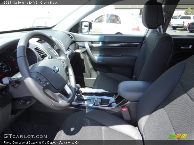 Gray / Black 2015 Kia Sorento LX V6
