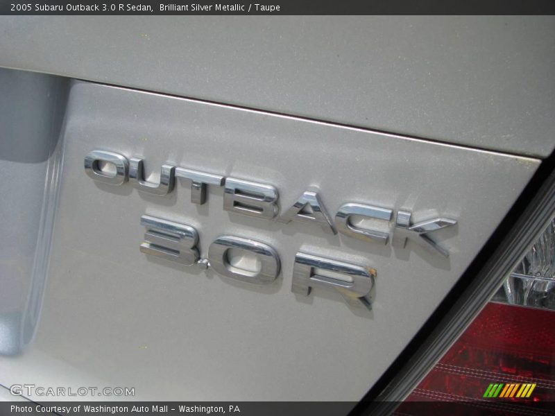 Brilliant Silver Metallic / Taupe 2005 Subaru Outback 3.0 R Sedan
