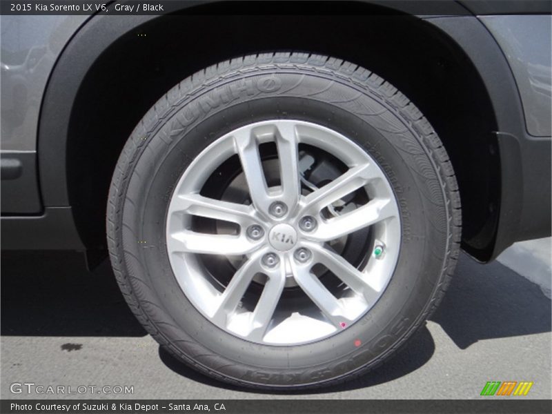 Gray / Black 2015 Kia Sorento LX V6