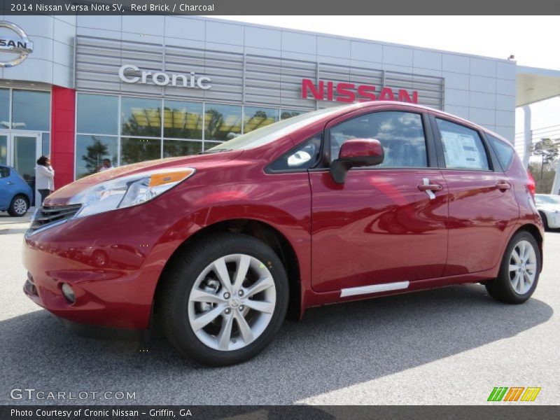 Red Brick / Charcoal 2014 Nissan Versa Note SV