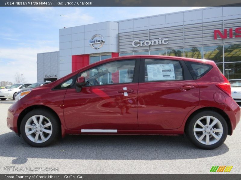 Red Brick / Charcoal 2014 Nissan Versa Note SV