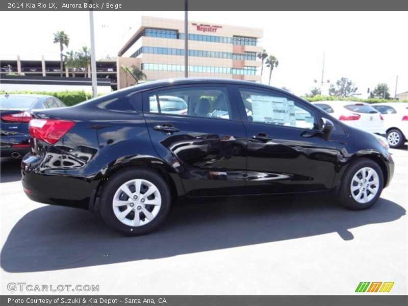 Aurora Black / Beige 2014 Kia Rio LX