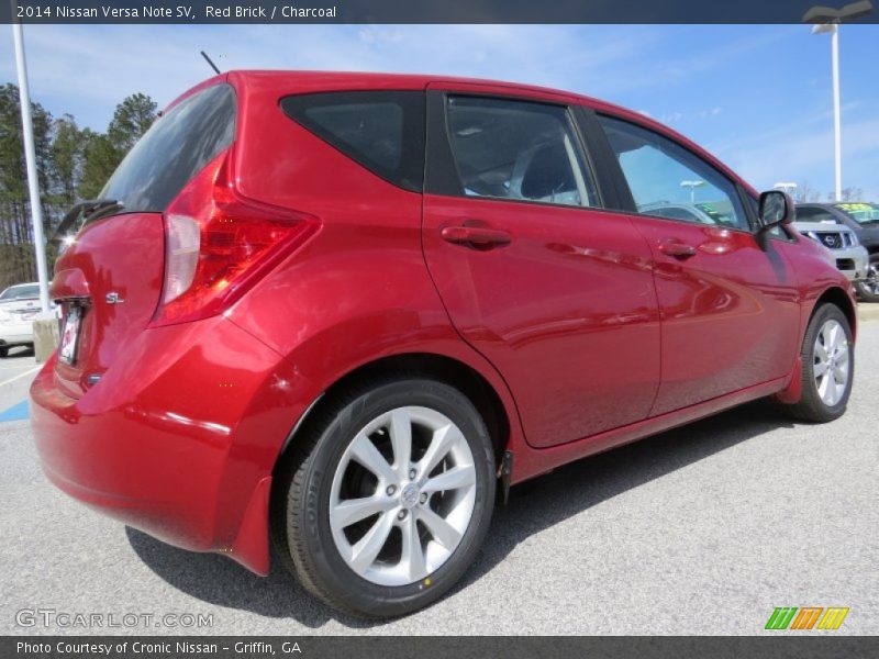 Red Brick / Charcoal 2014 Nissan Versa Note SV
