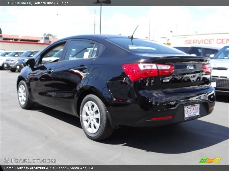 Aurora Black / Beige 2014 Kia Rio LX