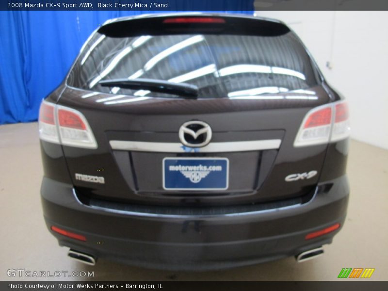 Black Cherry Mica / Sand 2008 Mazda CX-9 Sport AWD