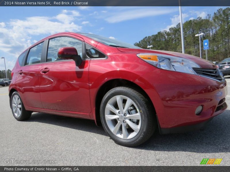 Red Brick / Charcoal 2014 Nissan Versa Note SV