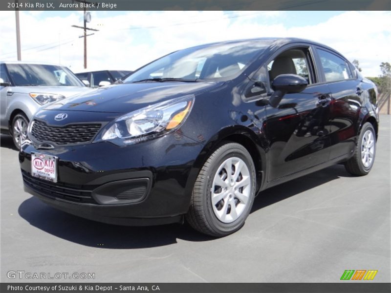 Aurora Black / Beige 2014 Kia Rio LX