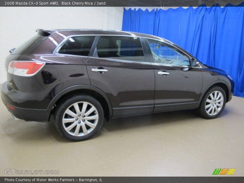 Black Cherry Mica / Sand 2008 Mazda CX-9 Sport AWD