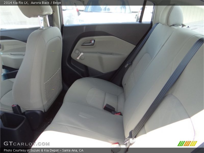 Aurora Black / Beige 2014 Kia Rio LX