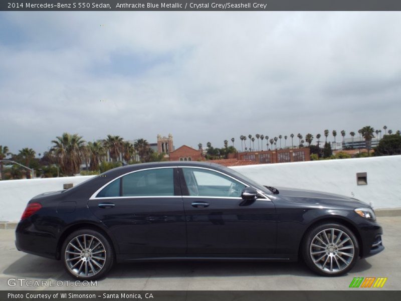  2014 S 550 Sedan Anthracite Blue Metallic