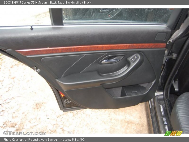 Black Sapphire Metallic / Black 2003 BMW 5 Series 530i Sedan
