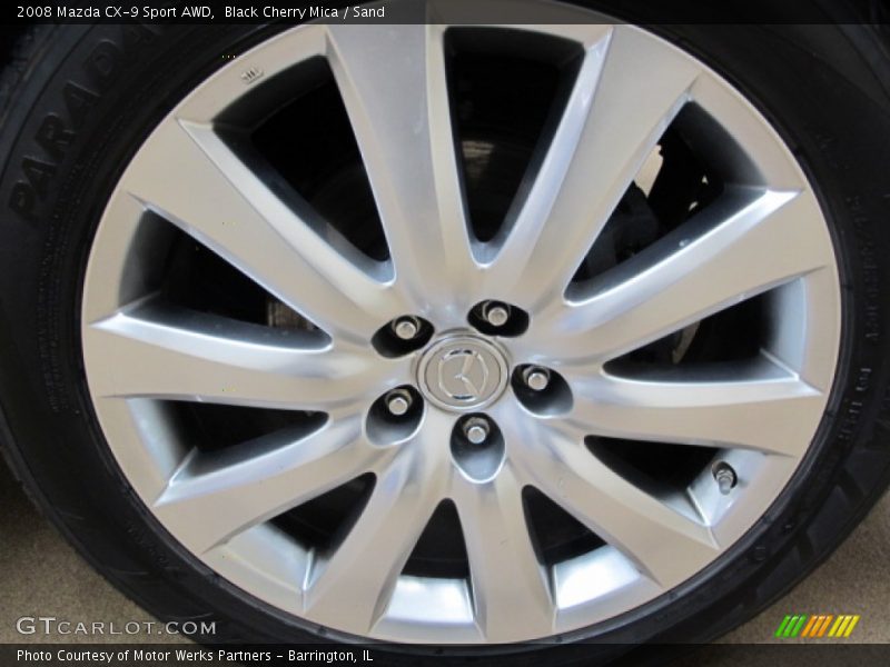 Black Cherry Mica / Sand 2008 Mazda CX-9 Sport AWD