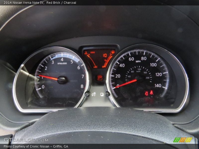 Red Brick / Charcoal 2014 Nissan Versa Note SV