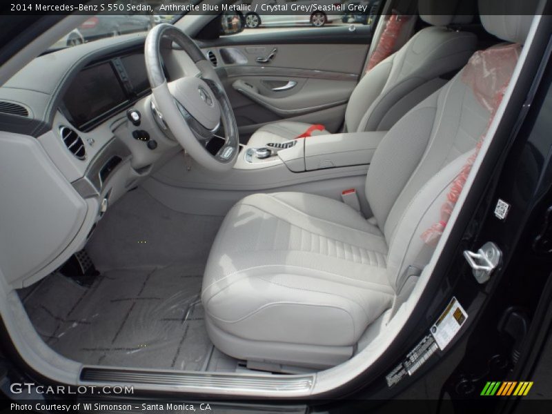  2014 S 550 Sedan Crystal Grey/Seashell Grey Interior