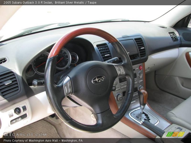 Brilliant Silver Metallic / Taupe 2005 Subaru Outback 3.0 R Sedan