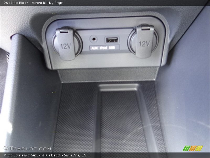 Aurora Black / Beige 2014 Kia Rio LX