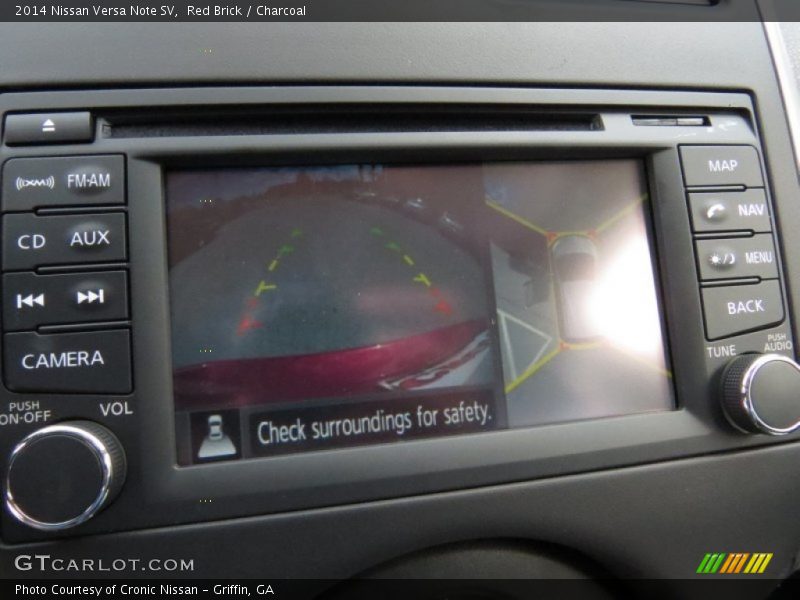 Red Brick / Charcoal 2014 Nissan Versa Note SV
