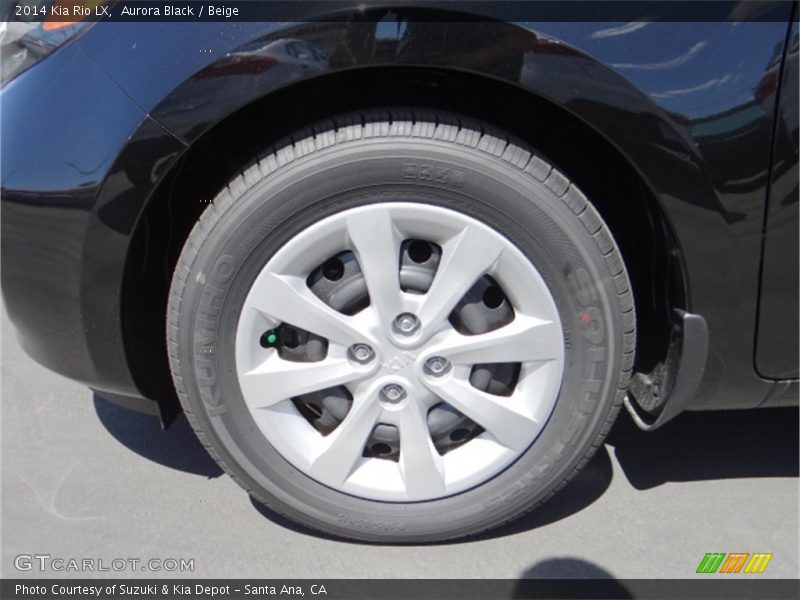 Aurora Black / Beige 2014 Kia Rio LX