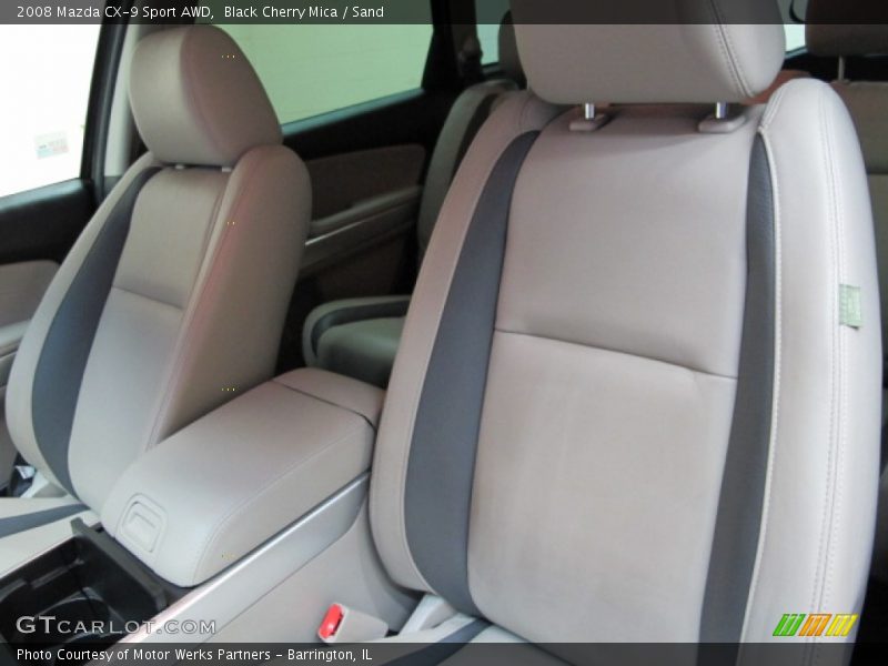 Black Cherry Mica / Sand 2008 Mazda CX-9 Sport AWD