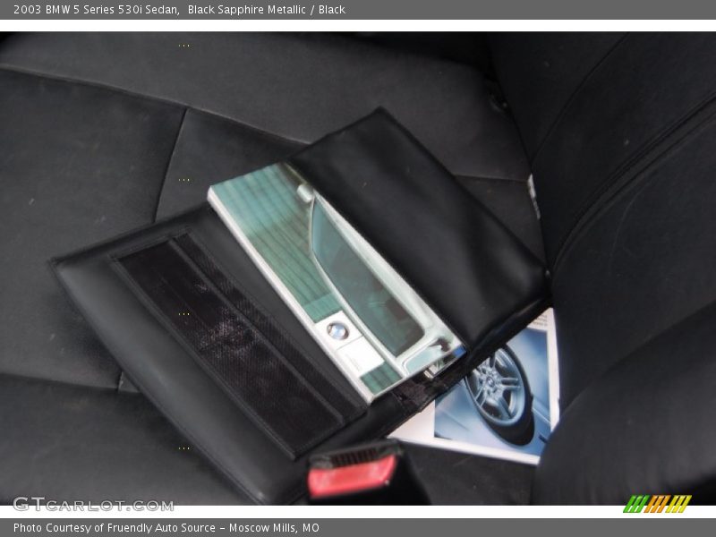 Black Sapphire Metallic / Black 2003 BMW 5 Series 530i Sedan
