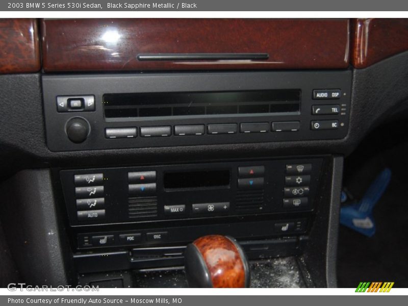 Black Sapphire Metallic / Black 2003 BMW 5 Series 530i Sedan