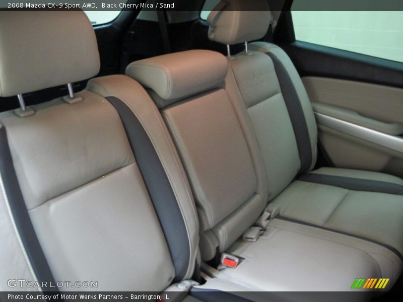 Black Cherry Mica / Sand 2008 Mazda CX-9 Sport AWD