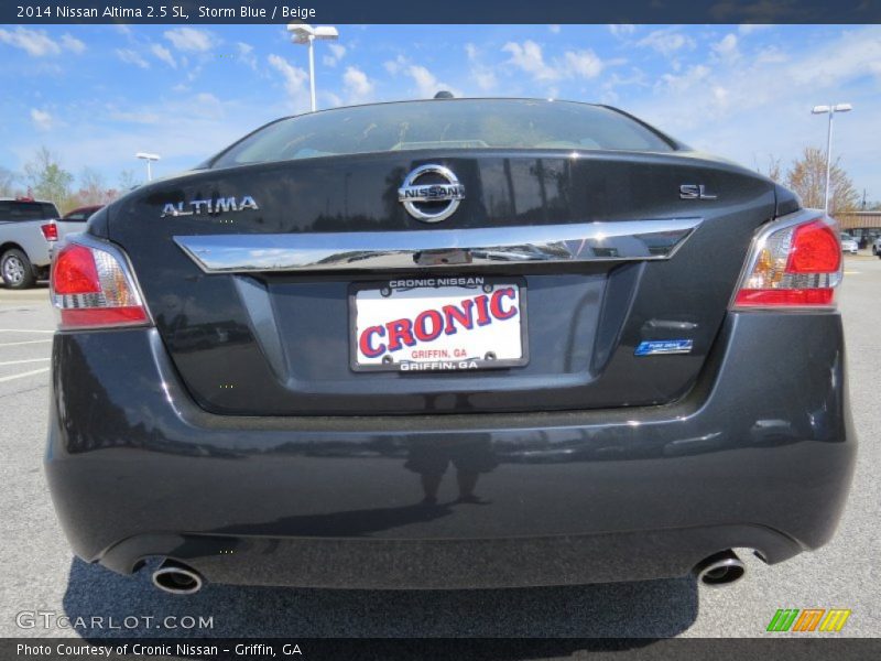 Storm Blue / Beige 2014 Nissan Altima 2.5 SL