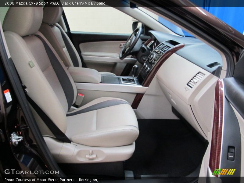 Black Cherry Mica / Sand 2008 Mazda CX-9 Sport AWD