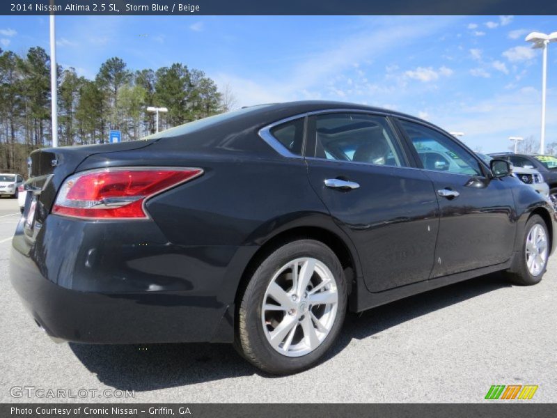 Storm Blue / Beige 2014 Nissan Altima 2.5 SL