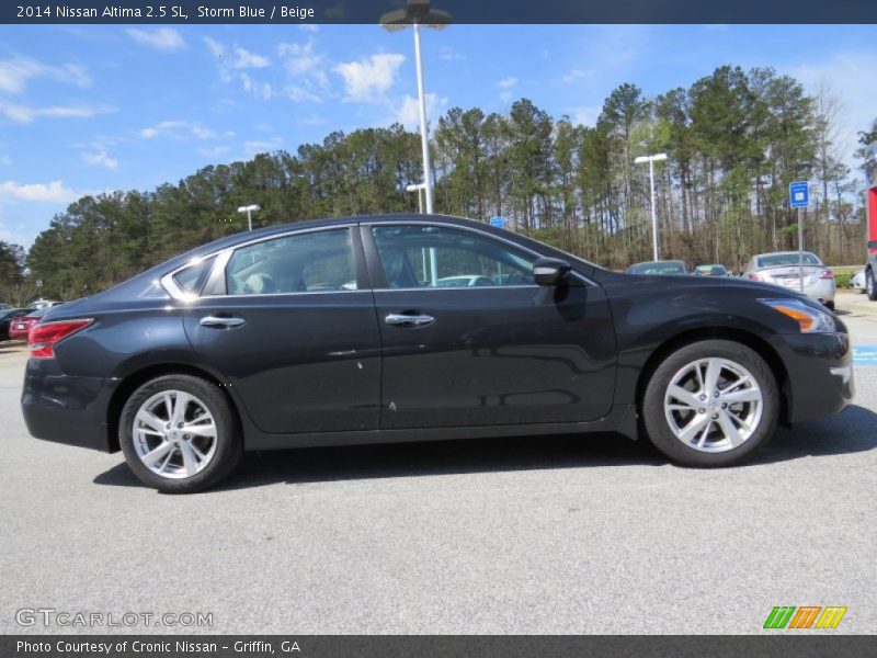 Storm Blue / Beige 2014 Nissan Altima 2.5 SL
