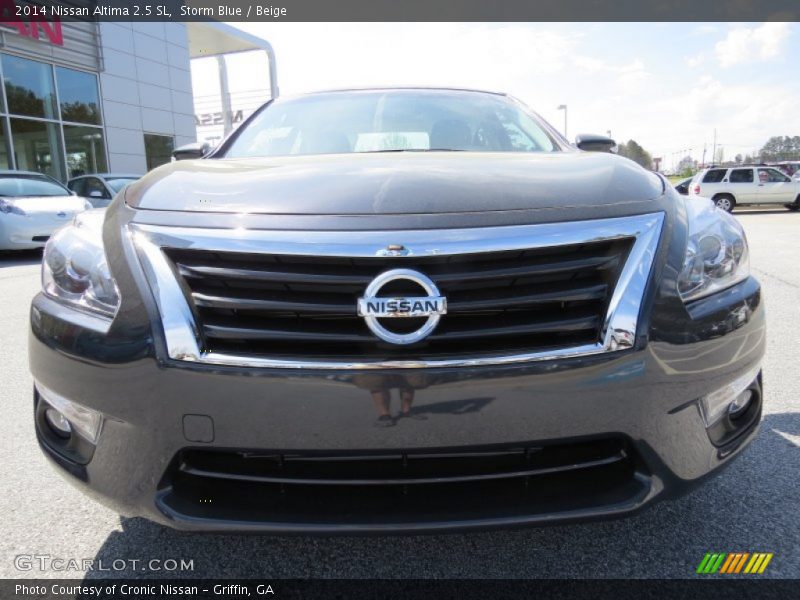 Storm Blue / Beige 2014 Nissan Altima 2.5 SL