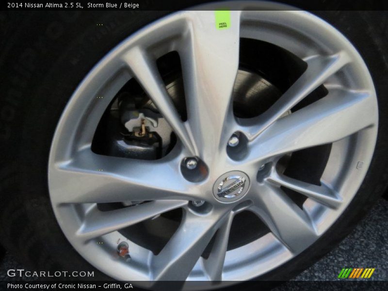 Storm Blue / Beige 2014 Nissan Altima 2.5 SL