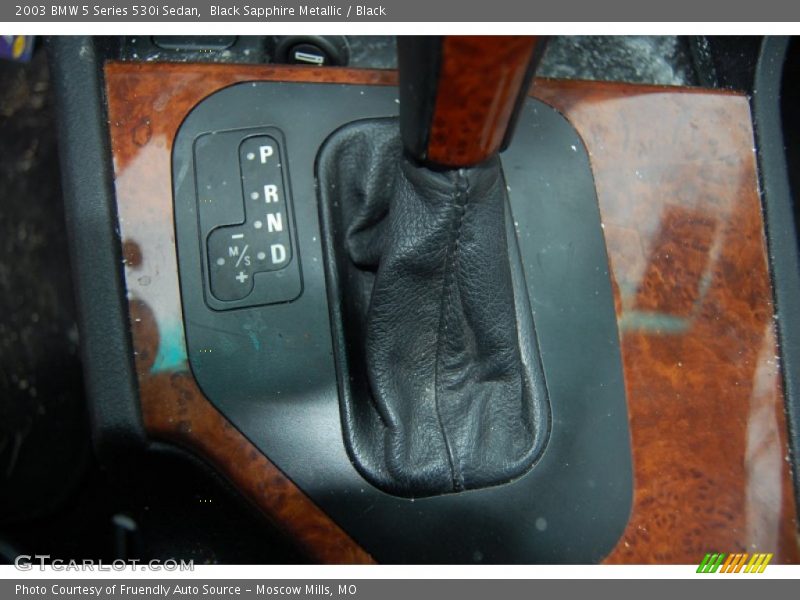 Black Sapphire Metallic / Black 2003 BMW 5 Series 530i Sedan