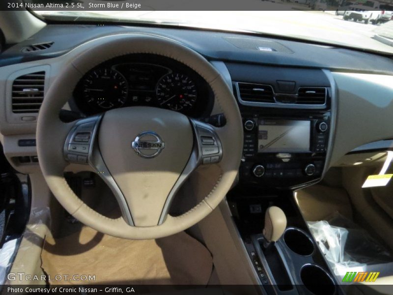 Storm Blue / Beige 2014 Nissan Altima 2.5 SL