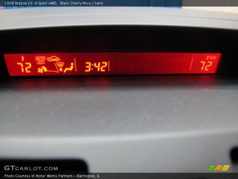 Black Cherry Mica / Sand 2008 Mazda CX-9 Sport AWD