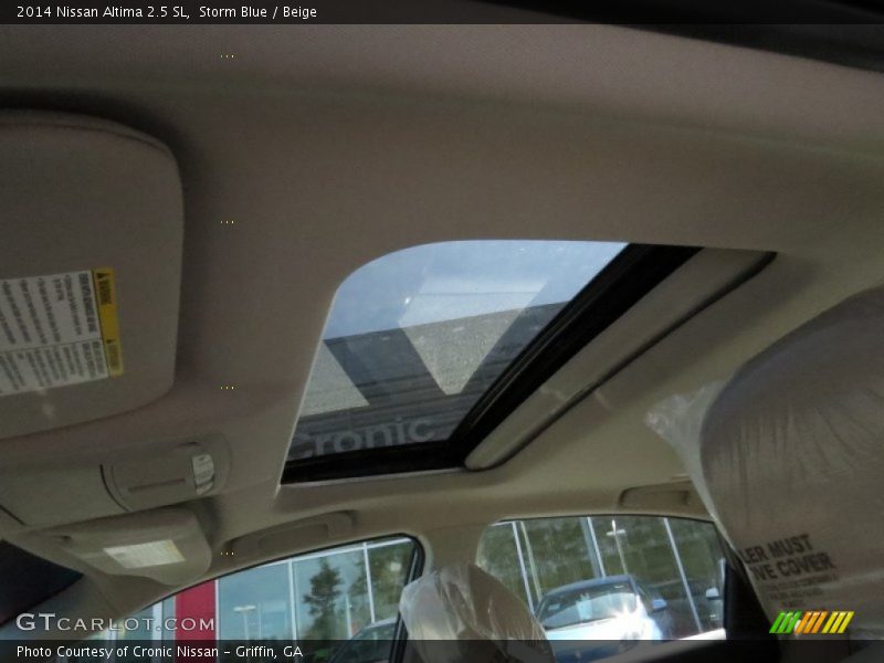 Storm Blue / Beige 2014 Nissan Altima 2.5 SL