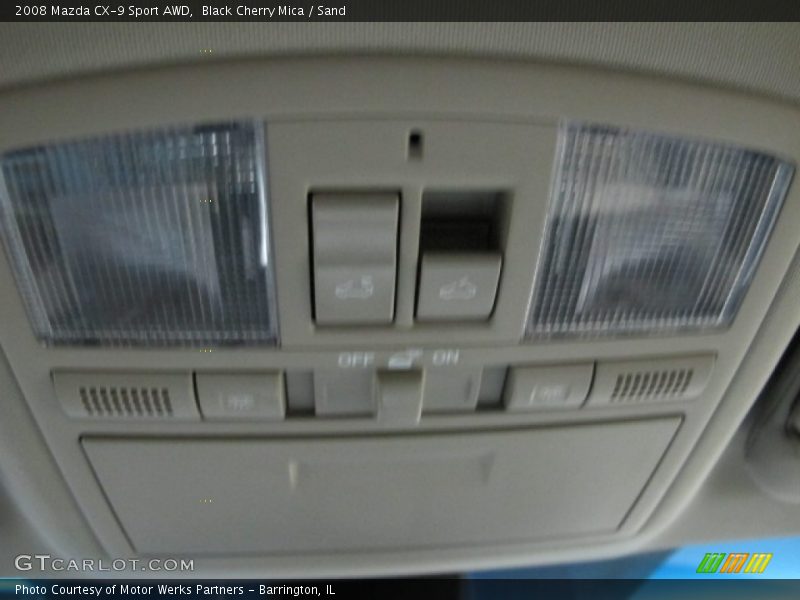 Black Cherry Mica / Sand 2008 Mazda CX-9 Sport AWD