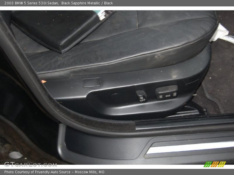 Black Sapphire Metallic / Black 2003 BMW 5 Series 530i Sedan