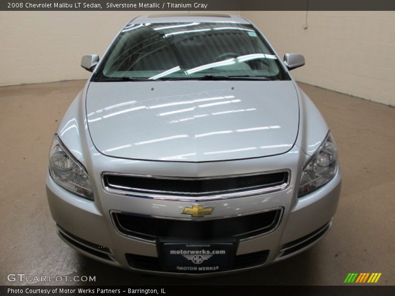 Silverstone Metallic / Titanium Gray 2008 Chevrolet Malibu LT Sedan